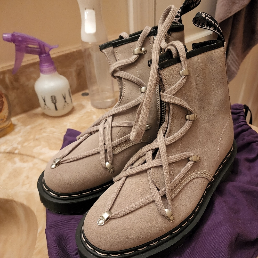 Dr Martens X Rick Owens Bex Suede 1469 Boots